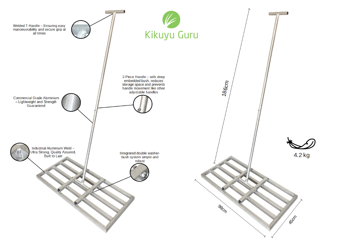 Kikuyu Guru Lawn Leveller
